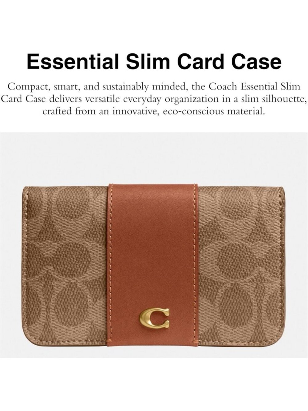 Essential Slim Card Case - Compact Wallet, RFID Protection, Stylish & Functional - Picture 2 of 4